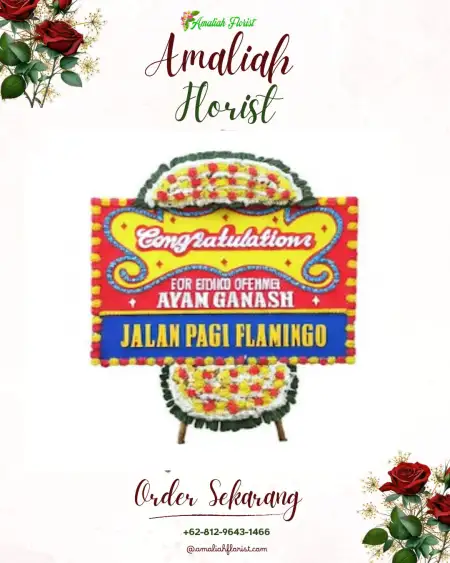 Sewa Papan Bunga Pegayut